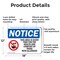 Signmission This Area Is Scent Free For, 18 in W x Rectangle, Aluminum OS-2PACK-NS-A-1218-L-18589 - alternate 5